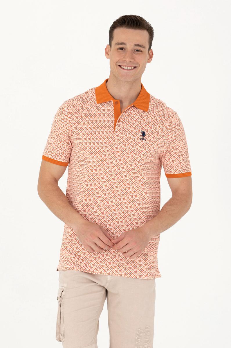 Erkek Kiremit Polo Yaka Tişört