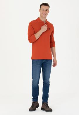 Erkek Kiremit Basic Sweatshirt - 50269403089
