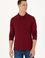 Erkek Bordo Basic Sweatshirt