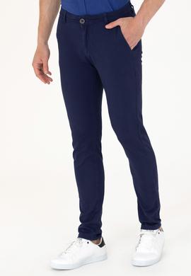 Erkek Lacivert Kanvas Pantolon - 50264606018