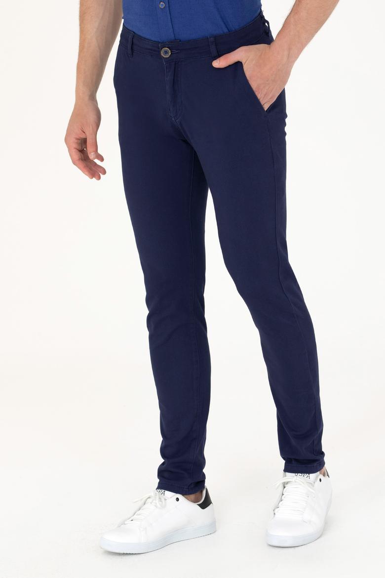 Erkek Lacivert Kanvas Pantolon - 50264606018
