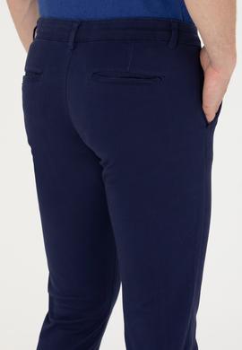 Erkek Lacivert Kanvas Pantolon - 50264606018