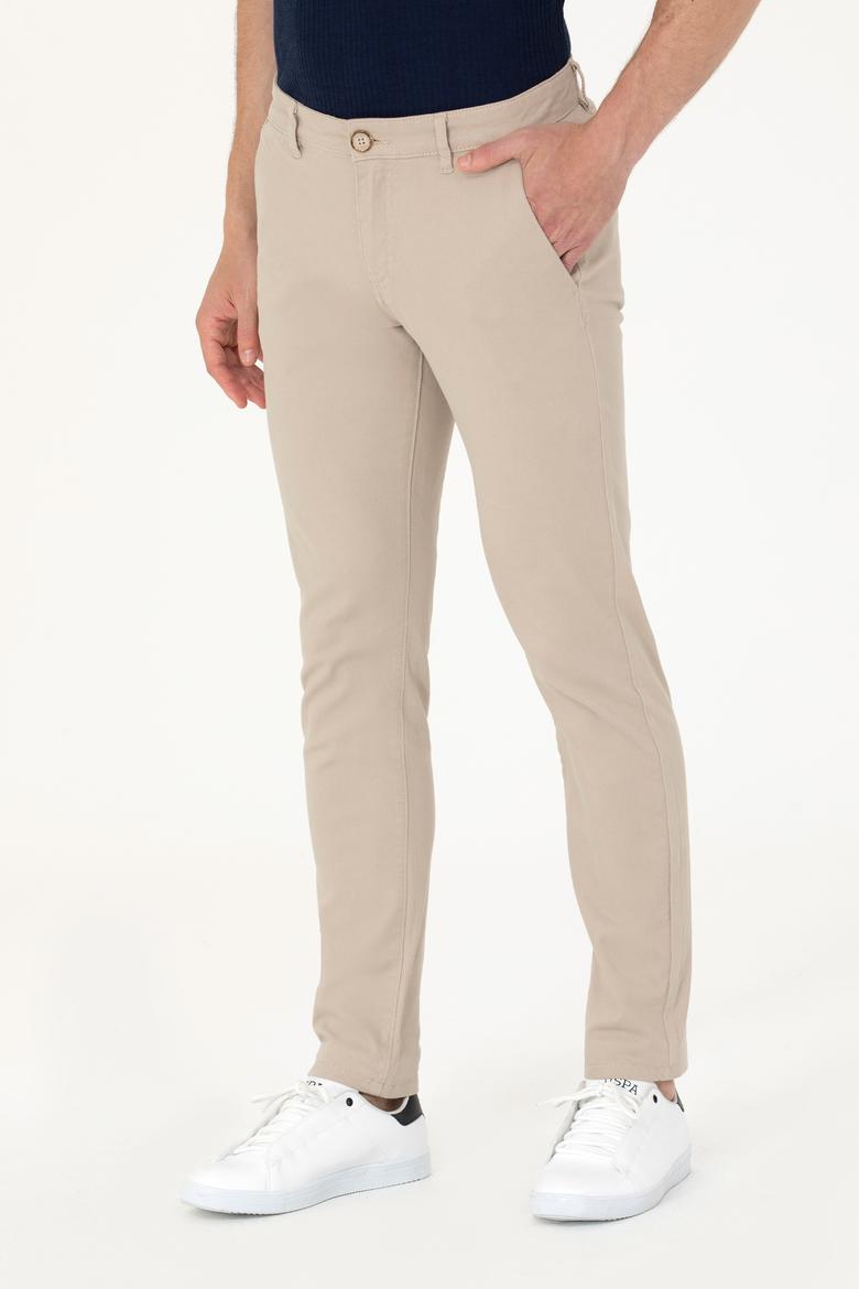 Erkek Bej Kanvas Pantolon - 50264606068