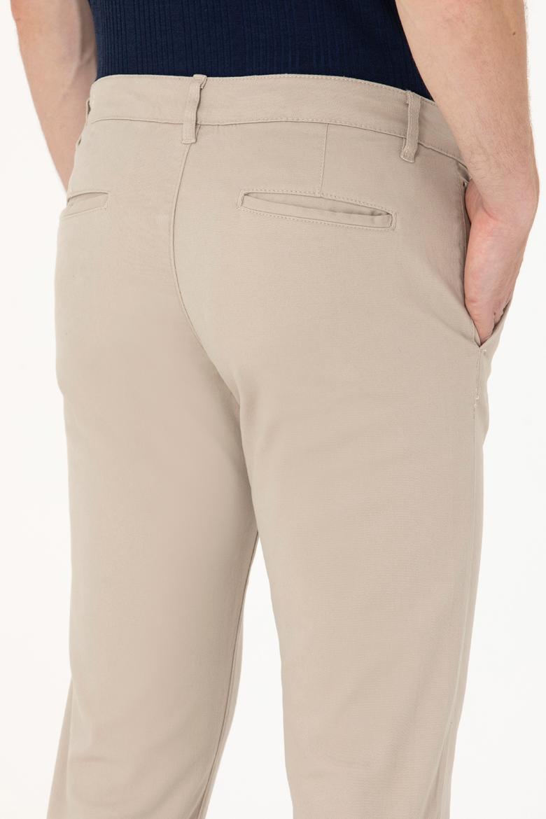 Erkek Bej Kanvas Pantolon - 50264606068
