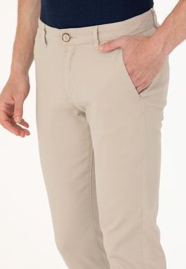 Erkek Bej Kanvas Pantolon - 50264606068