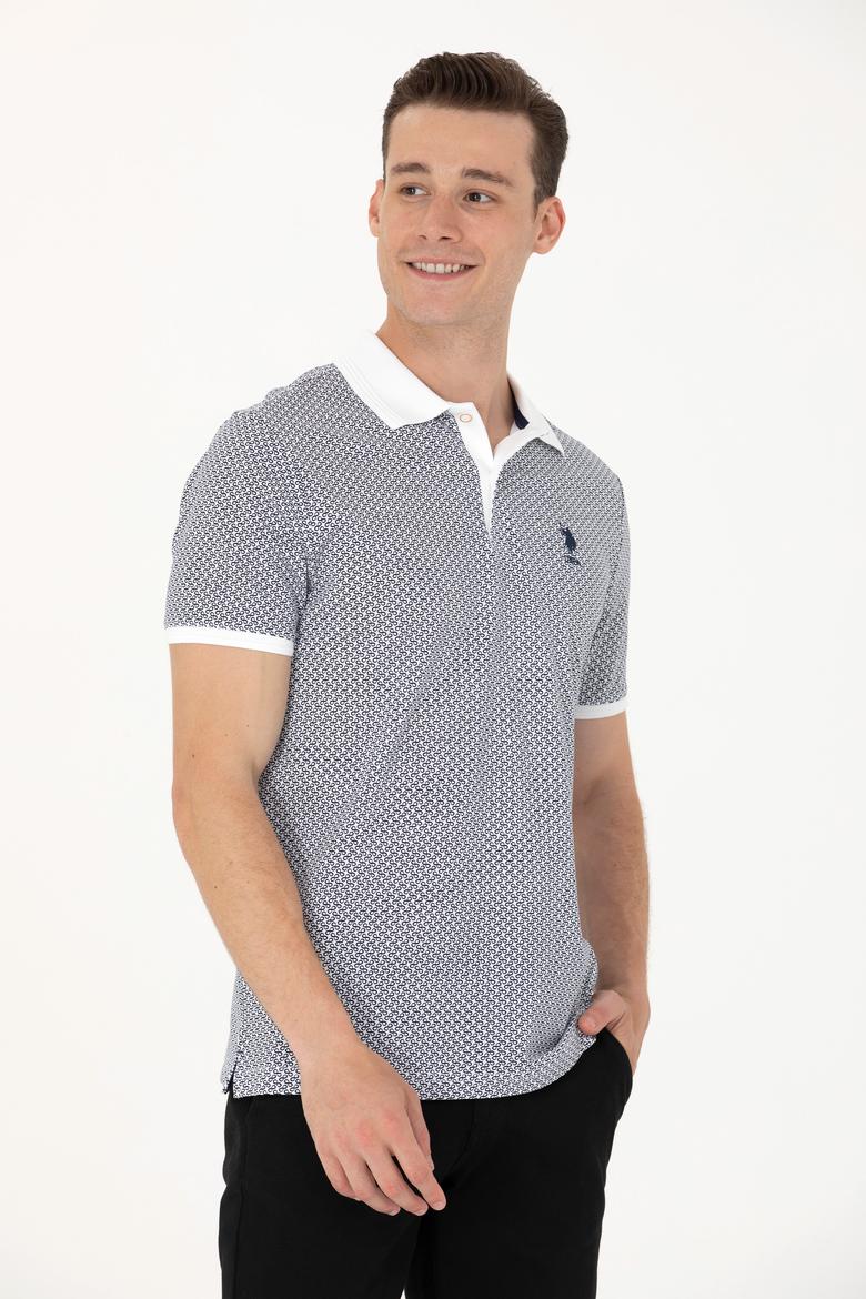 Erkek Beyaz Polo Yaka Tişört