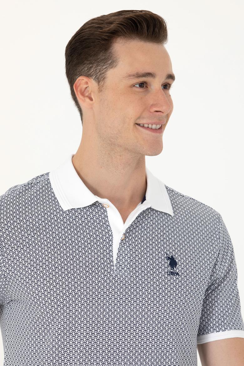 Erkek Beyaz Polo Yaka Tişört - 50263450006