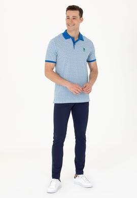 Erkek Saks Polo Yaka Tişört - 50263415034
