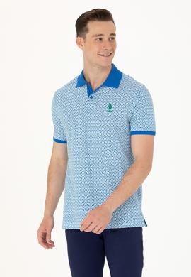 Erkek Saks Polo Yaka Tişört - 50263415034
