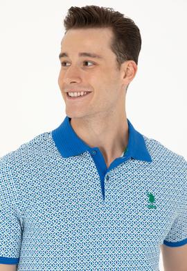 Erkek Saks Polo Yaka Tişört - 50263415034