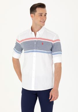 Erkek Beyaz Uzun Kollu Gömlek - 50265879001