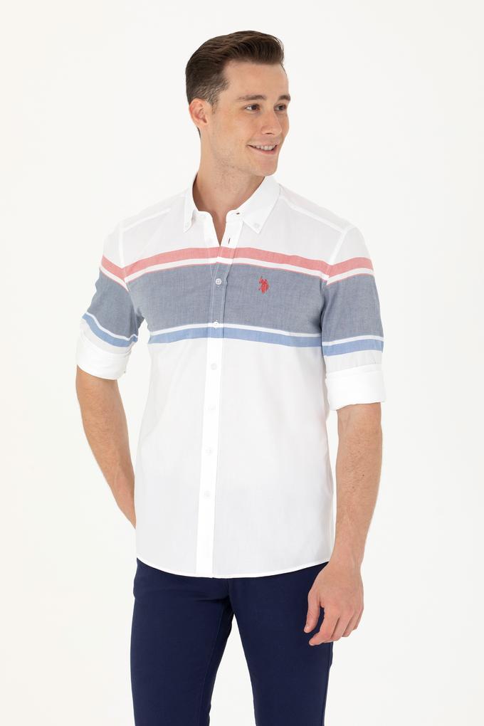 Erkek Beyaz Uzun Kollu Gömlek