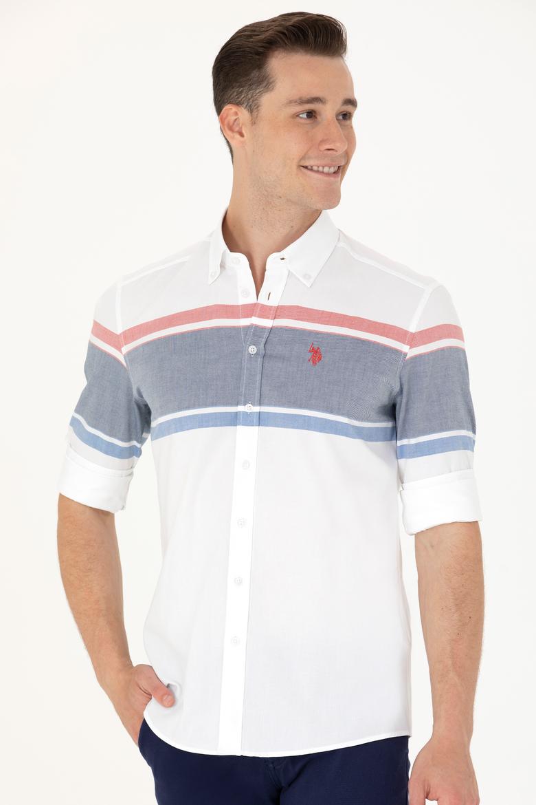 Erkek Beyaz Uzun Kollu Gömlek - 50265879001