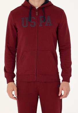 Erkek Bordo Örme Hırka - 50273738117