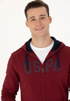 Erkek Bordo Örme Hırka - 50273738117