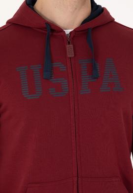 Erkek Bordo Örme Hırka - 50273738117