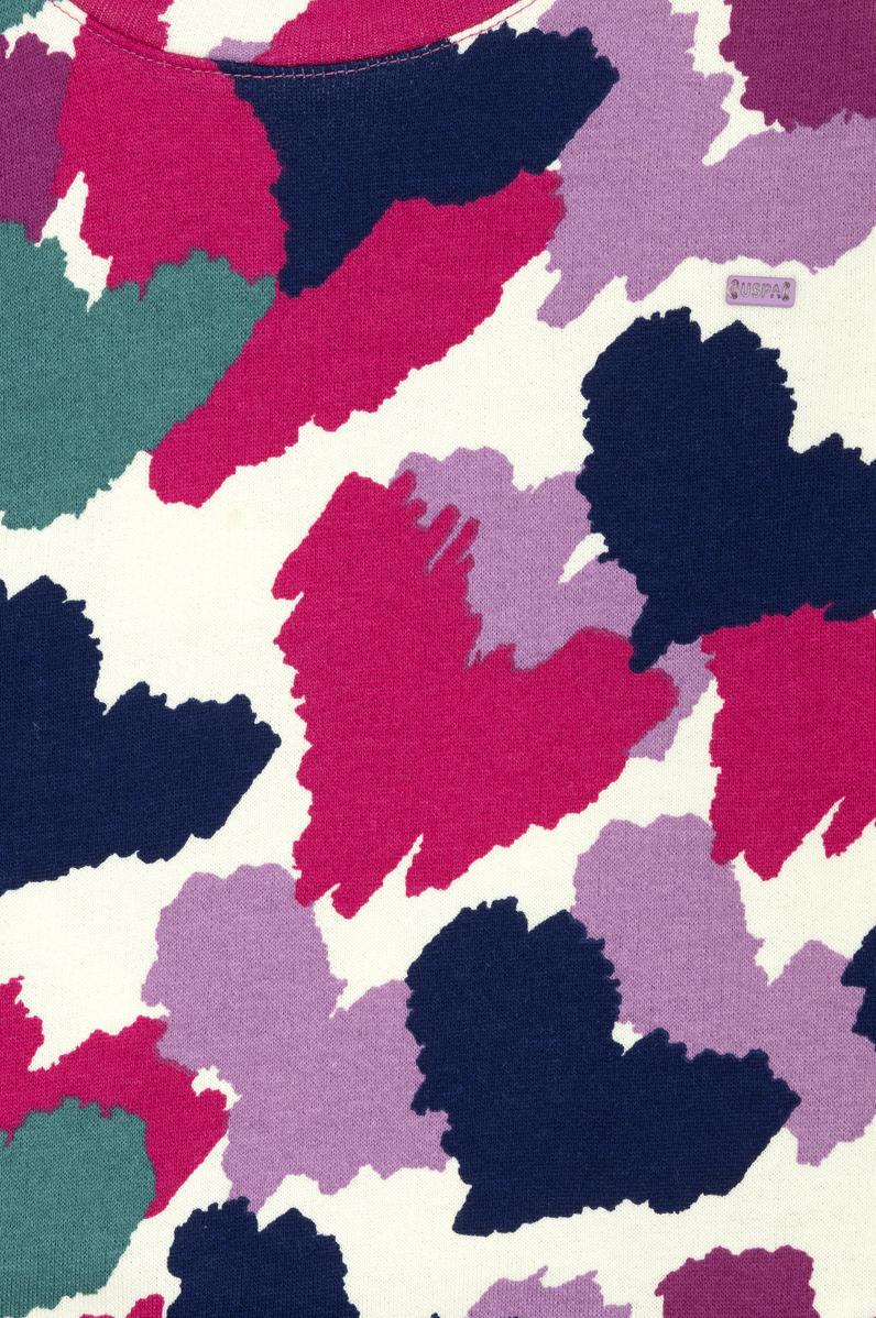 Çocuk Menekşe Bisiklet Yaka Sweatshirt