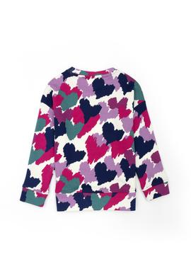 Çocuk Menekşe Bisiklet Yaka Sweatshirt - 50272401021