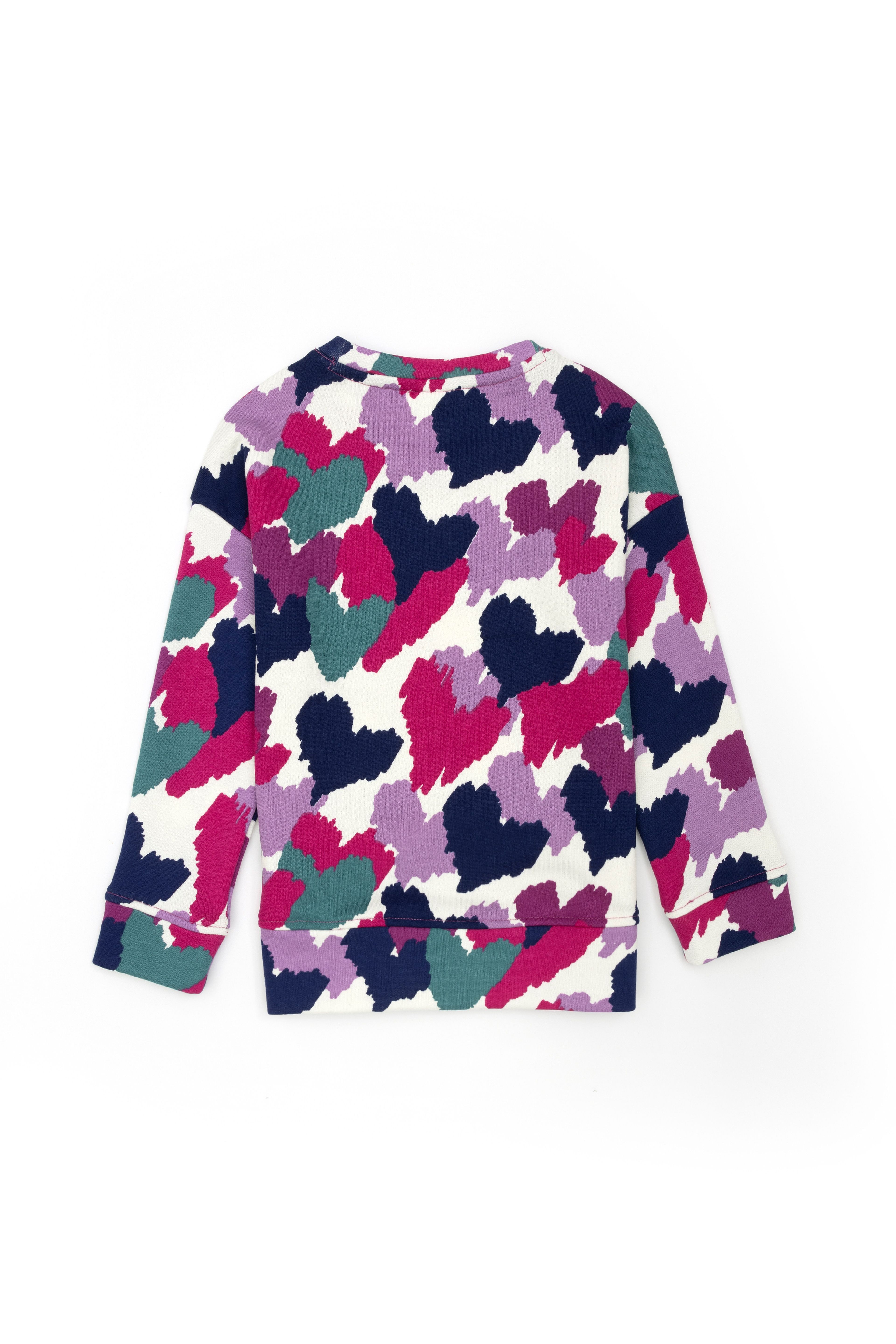 Çocuk Menekşe Bisiklet Yaka Sweatshirt - Image 2