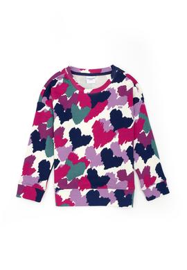 Çocuk Menekşe Bisiklet Yaka Sweatshirt - 50272401021