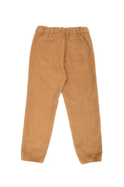 Kız Çocuk Camel Kanvas Pantolon