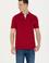 Erkek Bordo Polo Yaka Basic T-Shirt