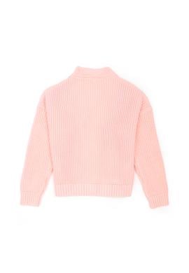 Kız Çocuk Manolya V Yaka Triko Hırka - 50256193008