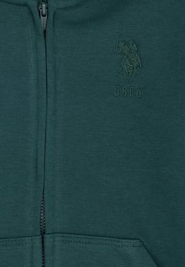 Erkek Bebek Koyu Yeşil Basic Sweatshirt - 50276191054