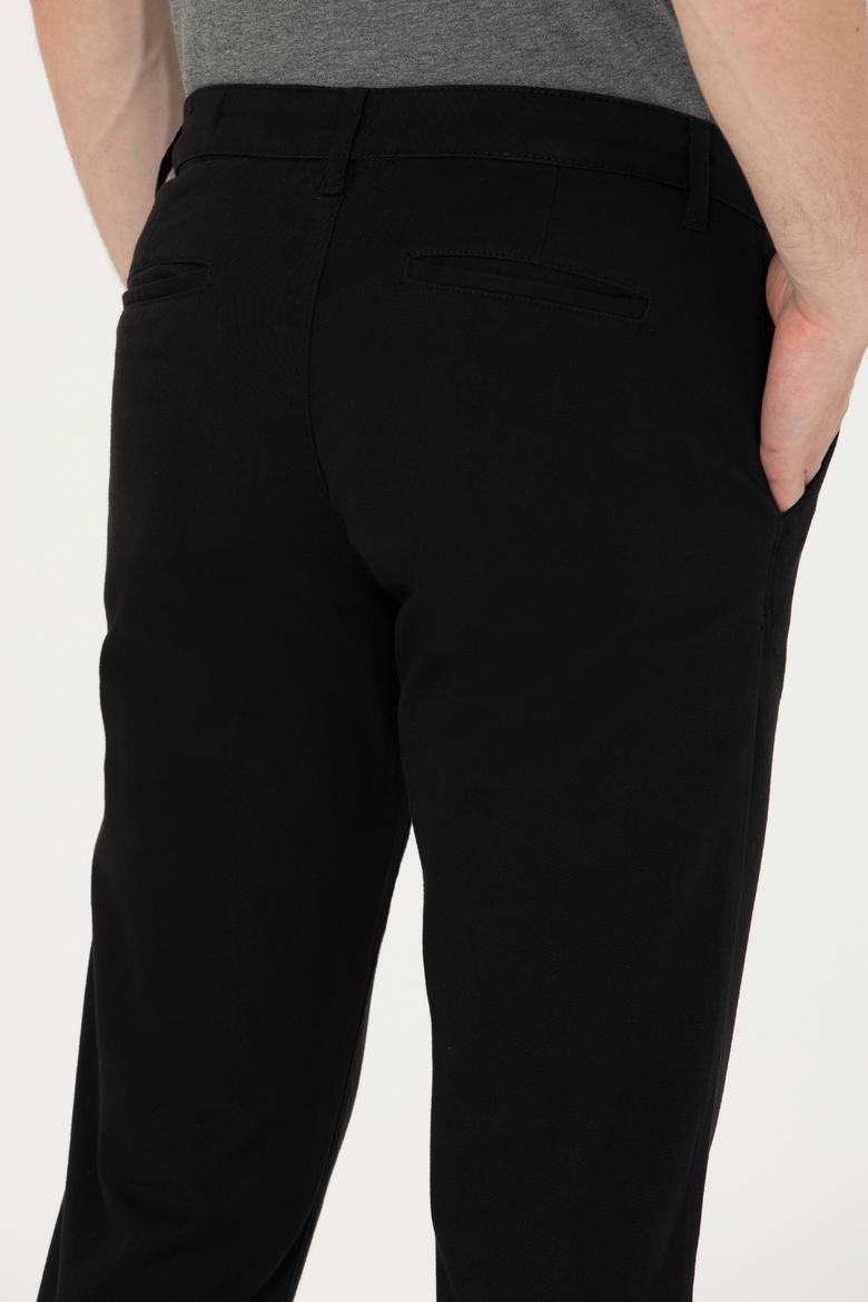 Erkek Siyah Kanvas Pantolon - 50264606062