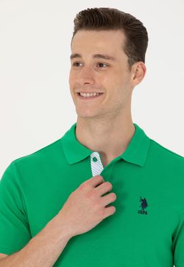 Erkek Yeşil Basic Tişört - 50263236157