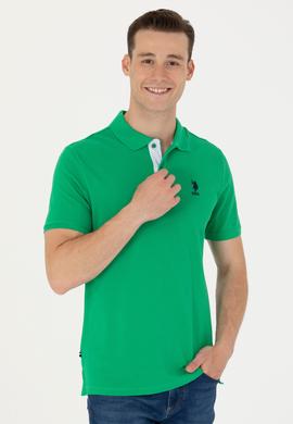 Erkek Yeşil Basic Tişört - 50263236157