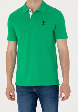 Erkek Yeşil Basic Tişört - 50263236157