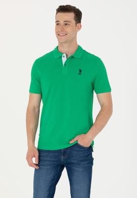 Erkek Yeşil Basic Tişört - 50263236157