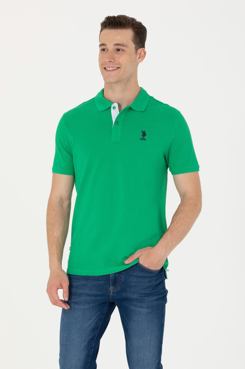 Erkek Yeşil Basic Tişört