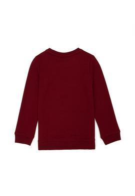 Çocuk Bordo Bisiklet Yaka Sweatshirt - 50270759023