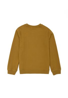 Çocuk Açık Haki Basic Bisiklet Yaka Sweatshirt - 50273757199