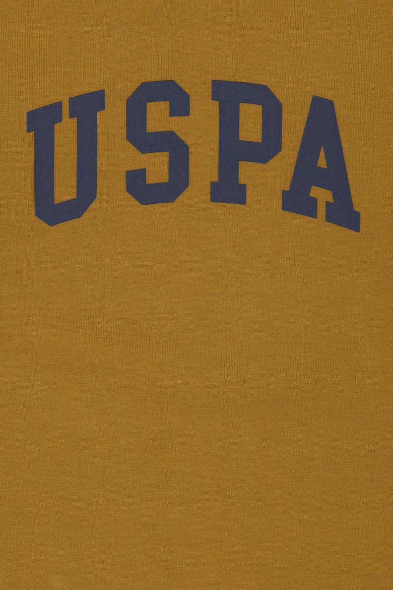 Çocuk Açık Haki Basic Bisiklet Yaka Sweatshirt - 50273757199