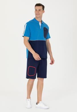 Erkek Lacivert Örme Şort - 50263583051