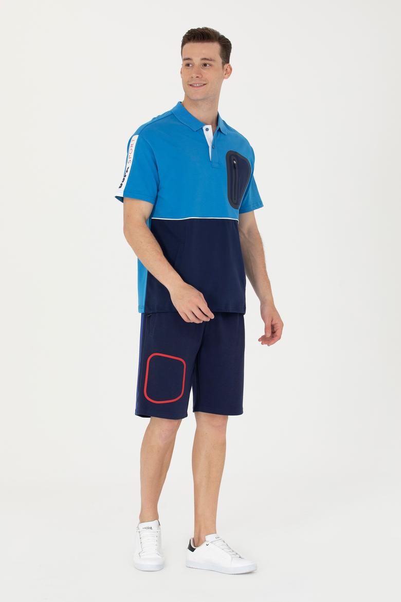 Erkek Lacivert Örme Şort