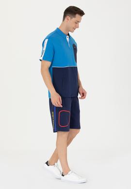 Erkek Lacivert Örme Şort - 50263583051