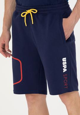 Erkek Lacivert Örme Şort - 50263583051