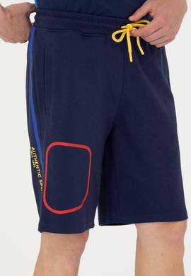 Erkek Lacivert Örme Şort - 50263583051