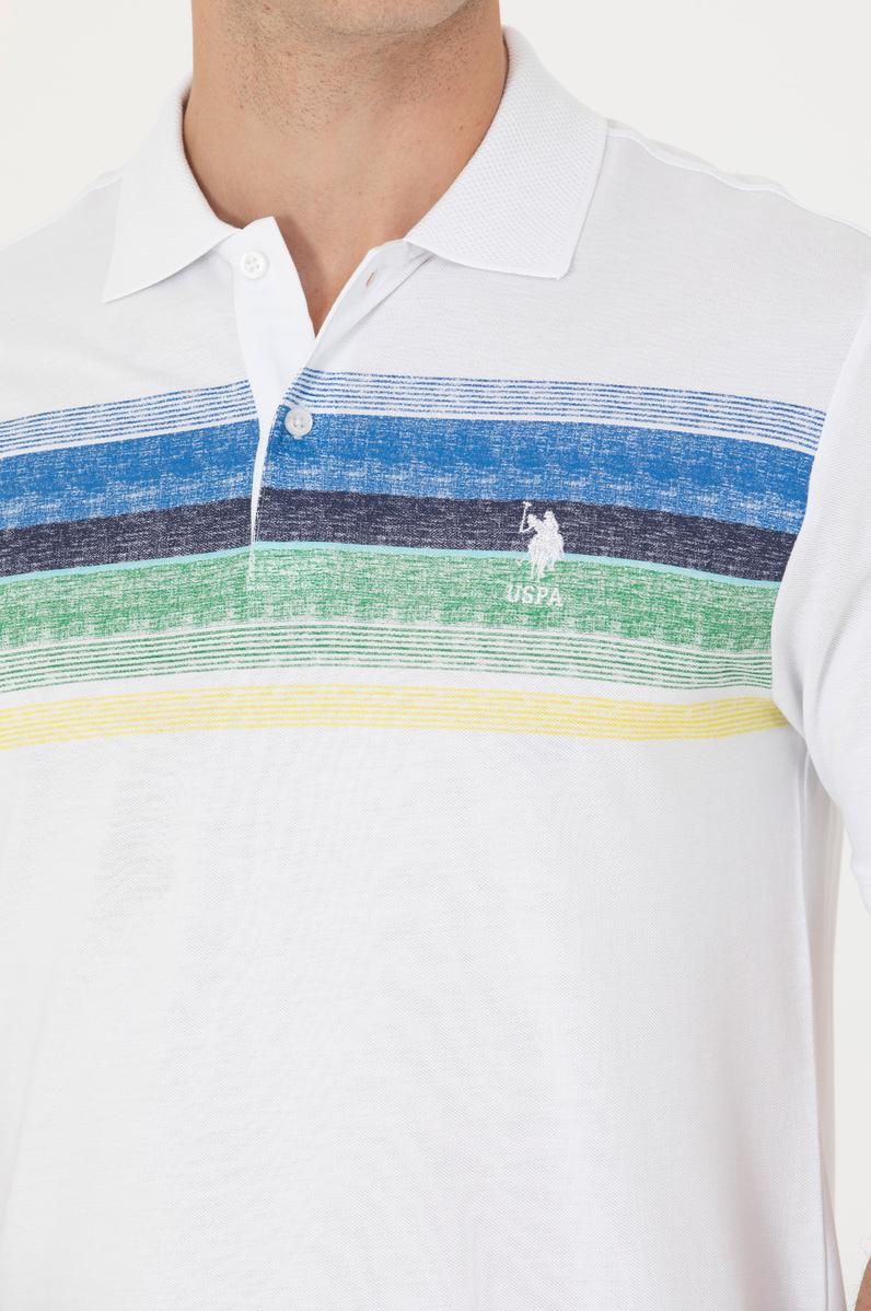 Erkek Saks Polo Yaka Tişört