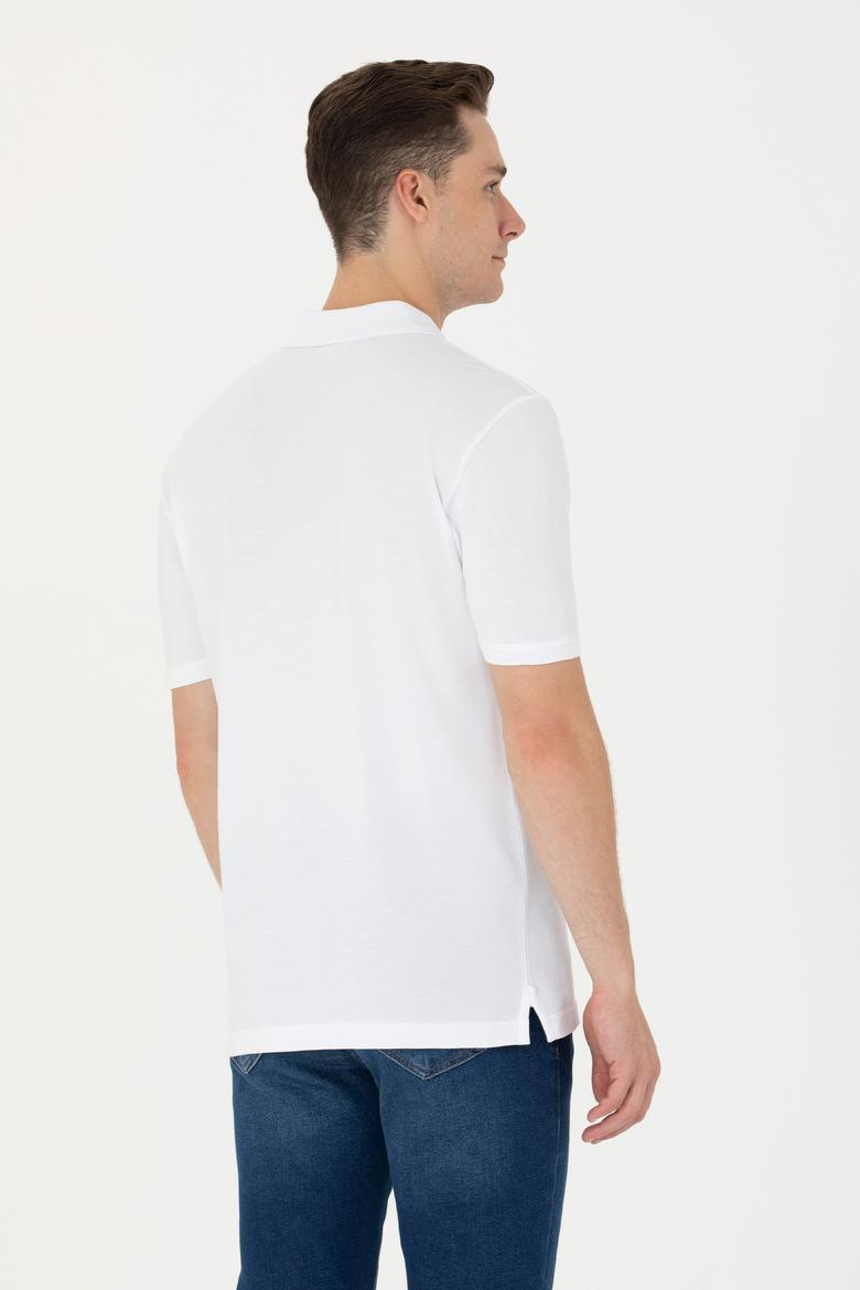 Erkek Saks Polo Yaka Tişört - 50266757011