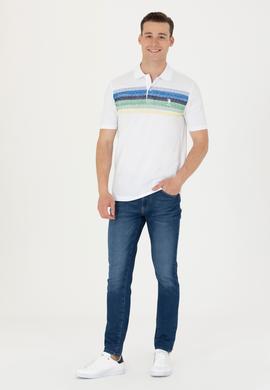 Erkek Saks Polo Yaka Tişört - 50266757011