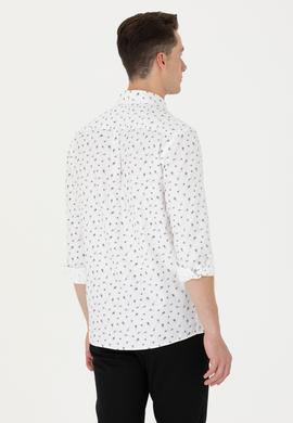 Erkek Beyaz Uzun Kollu Gömlek - 50265618006