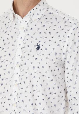 Erkek Beyaz Uzun Kollu Gömlek - 50265618006