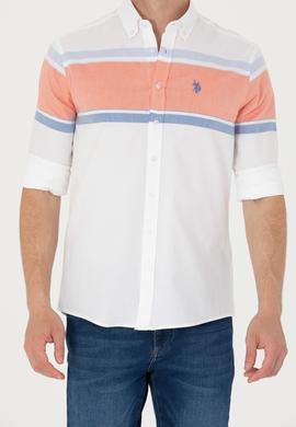 Erkek Beyaz Uzun Kollu Gömlek - 50265879015