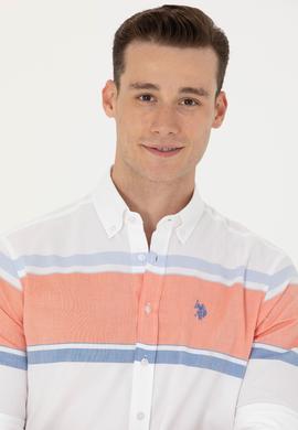 Erkek Beyaz Uzun Kollu Gömlek - 50265879015