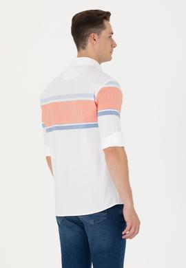 Erkek Beyaz Uzun Kollu Gömlek - 50265879015